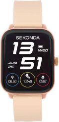 Smartwatch Sekonda 30290 Beżowy (3602-1-169-569411). Brązowe zegarki smartwatch Sekonda, bez wzorów. Za 262.00 zł.