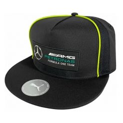 Czapka Męska Puma Mercedes MAPF1 FB Cap. Czarne czapki męskie Puma, bez wzorów. Za 87.10 zł.