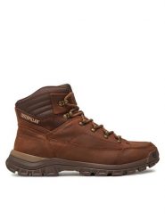 CAT Footwear Trekkingi Threshold Hiker Wp P725960 Brązowy. Brązowe botki męskie CAT Footwear, bez wzorów, ze skóry, bez obcasa, bez zapięcia. Za 599.99 zł.