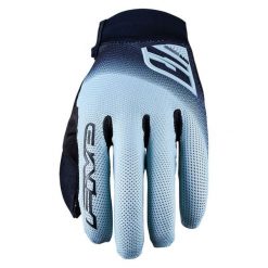 Rękawiczki XR-PRO - CZARNO-MIĘTOWE - S/8. Czarne rękawiczki damskie FIVE GLOVES, bez wzorów, ze skóry. Za 134.00 zł.