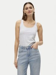 Vero Moda Top Lulu 10323756 Szary Regular Fit. Szare topy damskie Vero Moda, xl, bez wzorów, z bawełny, bez kołnierzyka, bez ramiączek. Za 49.99 zł.