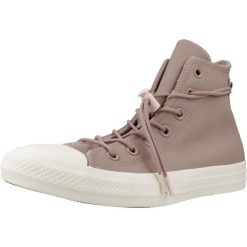 Buty CONVERSE CHUCK TAYLOR ALL STAR HI BITE THE DUST Rose. Czerwone obuwie sportowe damskie Converse, bez wzorów, ze skóry, bez zapięcia. Za 276.99 zł.