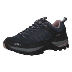 Buty trekkingowe damskie CMP RIGEL LOW. Czarne obuwie trekkingowe damskie CMP, bez zapięcia. W wyprzedaży za 359.99 zł.