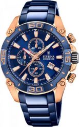 Zegarek męski Festina F20711-1 niebieski. Niebieskie zegarki męskie Festina, bez wzorów. Za 1,859.35 zł.