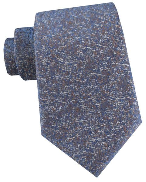 Męski Krawat - Niebieski Melanż - Alties. Niebieskie krawaty i muchy Alties, bez wzorów, z tkaniny, eleganckie. Za 55.00 zł.