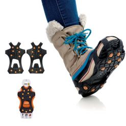 Antyposlizgowe Elementy Walk Traction. Brązowe buty zimowe męskie SIDAS, na zimę, bez wzorów, z gumy, bez obcasa, bez zapięcia. Za 95.00 zł.