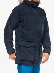 Kurtka zimowa męska Fjallraven Nuuk Lite Parka. Niebieskie parki męskie Fjällräven, na jesień, l, bez wzorów, z futra, bez kołnierzyka, bez kaptura. Za 1,836.99 zł.