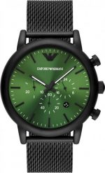 Zegarek Emporio Armani ZEGAREK MĘSKI EMPORIO ARMANI AR11470 - LUIGI (zi050b). Zegarki męskie Emporio Armani, bez wzorów. Za 769.38 zł.