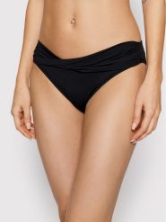 Seafolly Dół od bikini Twist Band 44320-942 Czarny. Czarne bikini Seafolly, bez wzorów, z syntetyku. Za 149.99 zł.