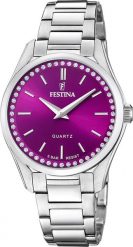 Zegarek Festina Zegarek damski Festina F20583-2 CYRKONIE srebrny. Szare zegarki damskie Festina, srebrne. Za 381.00 zł.