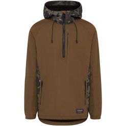 Bluza Męska Wędkarska Z Suwakiem Trakker Techpro Half Zip Hoody. Brązowe bluzy męskie TRAKKER, m, bez wzorów, sportowe, bez ramiączek, bez kaptura. Za 434.99 zł.