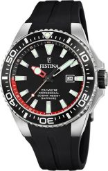 Zegarek Festina Zegarek męski Festina F20664-3 czarny. Czarne zegarki męskie Festina, bez wzorów. Za 594.00 zł.