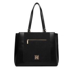 Torebka Nine West. Czarne shopperki damskie Nine West, bez wzorów, bez dodatków. Za 329.99 zł.