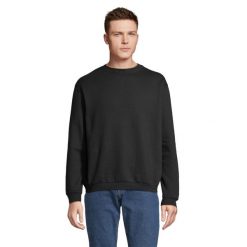 Męska Bluza Z Okrągłym Dekoltem Spider. Szare bluzy męskie SOL'S, m, bez wzorów, bez ramiączek, bez kaptura. Za 83.99 zł.