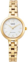 Zegarek damski QQ Q55B-003P złoty. Żółte zegarki damskie Q&Q, złote. Za 169.00 zł.