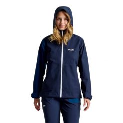 Kurtka Z Kapturem Slam Foil Ws Damskie. Niebieskie kurtki sportowe damskie SLAM, s, bez wzorów, z materiału, bez ramiączek, z kapturem. Za 1,265.99 zł.