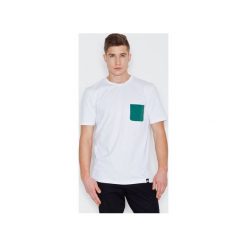 Koszulka V002 Biały. Białe t-shirty męskie Visent, l, bez wzorów, bez kołnierzyka, bez ramiączek. Za 89.00 zł.