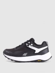 4F Niskie buty trailowe z membraną męskie - czarne 41. Czarne buty sportowe męskie 4F, bez wzorów, bez zapięcia. Za 399.99 zł.