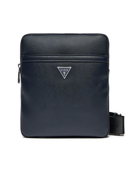 Guess Saszetka HMECSA P3123 Granatowy. Niebieskie saszetki i nerki męskie Guess, ze skóry. Za 219.99 zł.