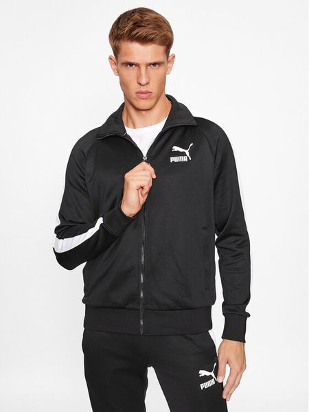 Puma Bluza Iconic T7 530094 Czarny Regular Fit. Czarne bluzy męskie Puma, l, bez wzorów, z bawełny, bez ramiączek, bez kaptura. Za 209.99 zł.