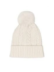 Jenny Fairy Czapka 4W3-002-AW24 Biały. Białe czapki damskie Jenny Fairy, na zimę, bez wzorów, z syntetyku. Za 49.99 zł.