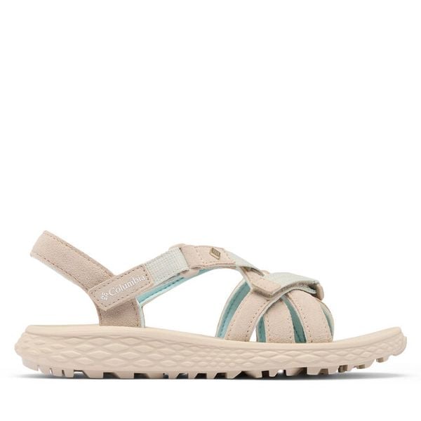 Sandały Columbia. Brązowe sandały damskie Columbia, bez wzorów, bez obcasa, bez zapięcia. Za 269.99 zł.