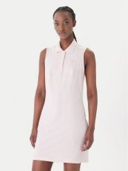 Guess Sukienka codzienna V6GK09 K3152 Różowy Regular Fit. Czerwone sukienki damskie Guess, na co dzień, xs, z aplikacjami, z bawełny, bez kołnierzyka, bez ramiączek, proste. Za 294.99 zł.