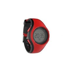 Zegarek do biegania W200 M. Czerwone zegarki męskie KALENJI, bez wzorów. Za 39.99 zł.