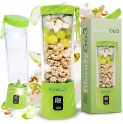 Blender kielichowy BlendyGo Blender kielichowy BlendyGo Mikser Mini kielichowy do smoothie 250W zielony. Zielone blendery BlendyGo. Za 569.80 zł.