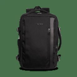 WINGS Plecak wielofunkcyjny SKYLARK poszerzany BLACK. Czarne plecaki męskie Wings, bez wzorów, z materiału. Za 199.90 zł.
