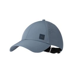 Czapka z daszkiem Buff Summit Solid. Niebieskie czapki damskie Buff, bez wzorów, klasyczne. Za 130.99 zł.