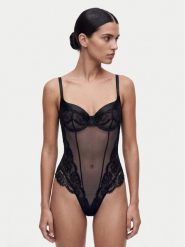 Guess Body O6BM06 K5000 Czarny. Czarne body Guess, z aplikacjami, z syntetyku. Za 344.99 zł.