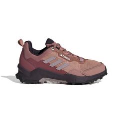 Damskie buty trekkingowe adidas Terrex AX4. Brązowe obuwie trekkingowe damskie Adidas, z materiału, bez zapięcia. W wyprzedaży za 439.95 zł.