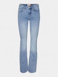 Vero Moda Jeansy Flash 10302479 Niebieski Flared Fit. Niebieskie jeansy damskie Vero Moda, bez wzorów, z bawełny. Za 229.99 zł.