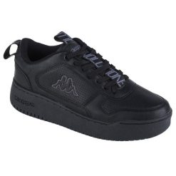 Buty sportowe Sneakersy damskie, Kappa Fogo PF. Czarne obuwie sportowe damskie Kappa, bez wzorów, z gumy, bez zapięcia, trekkingowe. Za 161.99 zł.