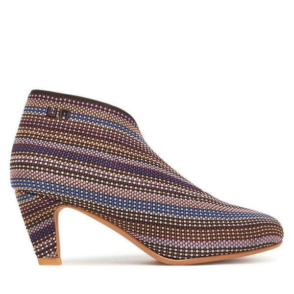 Botki United Nude. Brązowe botki damskie United Nude, bez wzorów, bez obcasa, na słupku, bez zapięcia. Za 979.99 zł.