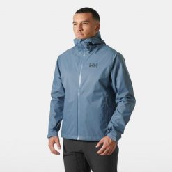 Kurtka narciarska Helly Hansen Loke Terra. Niebieskie kurtki sportowe męskie Helly Hansen, na lato, m, bez wzorów, z materiału, narciarskie. Za 619.00 zł.