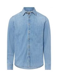 G-Star RAW Męska koszula dżinsowa - Asinart 80Z Denim Mężczyźni Slim Fit Bawełna niebieski jednolity, L. Niebieskie koszule męskie G-Star Raw, l, bez wzorów, z bawełny, retro, bez kołnierzyka, bez ramiączek. Za 449.95 zł.