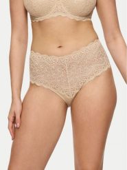 Triumph Figi klasyczne z wysokim stanem Amourette 10210675 Beżowy. Brązowe majtki damskie Triumph, z syntetyku. Za 109.99 zł.