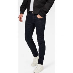 G-Star Raw - Jeansy 3301. Niebieskie jeansy męskie G-Star Raw, z bawełny, retro. W wyprzedaży za 359.90 zł.