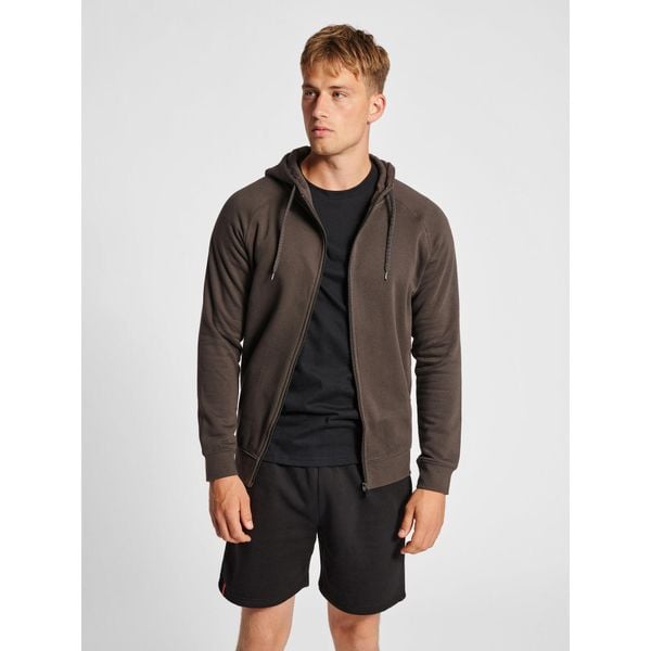 Bluza z kapturem i zamkiem błyskawicznym Hummel Red Classic. Czarne bluzy męskie Hummel, s, bez wzorów, z bawełny, sportowe, bez ramiączek, z kapturem. W wyprzedaży za 191.50 zł.