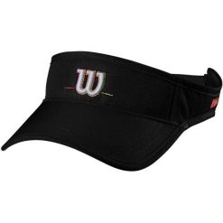 Czapka Z Daszkiem Do Siatkówki. Czarne czapki damskie Wilson, bez wzorów, sportowe. Za 168.99 zł.
