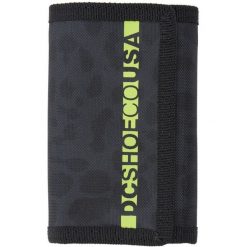 Portfel DC Shoes Ripper Tri Fold. Czarne portfele męskie DC Shoes, bez wzorów, z poliesteru. Za 190.00 zł.