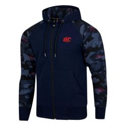 Bluza z kapturem męska na zamek EXTREME HOBBY RIVAL. Niebieskie bluzy męskie EXTREME HOBBY, m, bez wzorów, z bawełny, bez ramiączek, z kapturem. Za 259.00 zł.