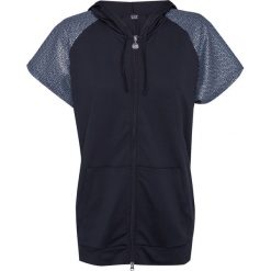 Bluza EMPORIO ARMANI EA7. Czarne bluzy damskie EA7 Emporio Armani, bez wzorów, sportowe, bez ramiączek. W wyprzedaży za 410.00 zł.
