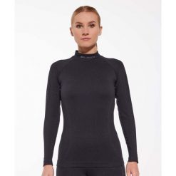Bluza damska motocyklowa Brubeck COOLER. Czarne bluzy damskie Brubeck, bez wzorów, z elastanu, bez ramiączek, bez kaptura. Za 224.99 zł.