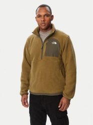 The North Face Polar Yumiori Off-Peak NF0A8FKP Khaki Regular Fit. Brązowe bluzy sportowe męskie The North Face, l, bez wzorów, z polaru, bez kaptura. Za 549.99 zł.