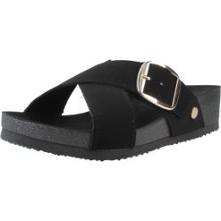 Sandały GIOSEPPO WINN Czarny. Brązowe sandały damskie Gioseppo, bez wzorów, z syntetyku, bez obcasa, bez zapięcia. Za 172.99 zł.