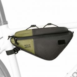 Torba rowerowa trójkątna z paskiem na ramię – 0,7 L. Czarne torby na ramię męskie ROCKBROS, z materiału, na ramię. Za 91.00 zł.