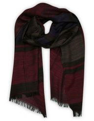 Lekki Szalik Wiosenno-Jesienny - Teer - Ciemna Kolorystyka. Szaliki męskie Teer, bez wzorów, z materiału. Za 45.00 zł.